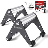 Mochantum Push Up Bar – Heavy-Duty Stainless Steel Pushup Stands with Non-Slip Base,660 lb Capacity, Portable Home Gym Equipment, Black