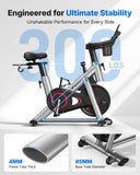 MERACH Exercise Bike, Magnetic Resistance Stationary Bike, App-Connected