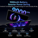 Nexall N90 Android 16 Tablet, 12 inch Tablet 2K FHD+, Android Tablet with Keyboard,5G WiFi, 24GB+128GB/2TB, Face ID,9000 mAh, 4 Years Warranty, Widevine L1, OTG, 1217-BOX, Case&Pen, Gray