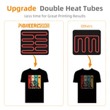 Heat Press Machine 12 X 15 inch, 6 in 1 Shirt Printing Heat Transfer Machine 360° Swing Away