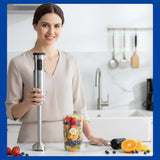TEGH Immersion Blender Handheld, 8-Speed 4-in-1 Stainless Steel Hand Blender Stick | Electric Hand Mixer & Food Processor