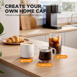 Tastyle Single Serve Coffee Maker with 30 Descaler Cleaner Tablets, Iced and Hot Coffee Machine for K Cup & Grounds, Compact Design, 40oz Removable Water Reservoir