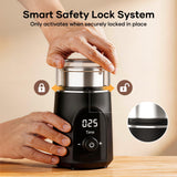 Spacefrog Coffee Bean Grinder Electric with Adjustable Coarse to Fine Smart Digital Timer, Low Noise, Sealed Safety Lid, 1x Removable Stainless Steel Cup & Anti-Vibration Base for Bean, Spices, Herbs