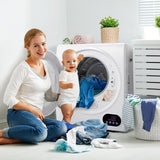 Portable Clothes Dryer, Front Load Electric Dryers Machine Bonnlo