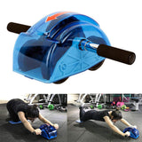 CfoPiryx Ab Roller for Abs Workout Abdominal Exercise Rollers, Abdominal Roller 4 Wheels Muscle Exerciser Fitness Training Rollers, for Men Women Gym Exercise Fitness