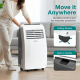 SereneLife 3-in-1 Portable Air Conditioner with Built-in Dehumidifier Function,Fan Mode, Remote Control, Complete Window Mount Exhaust Kit