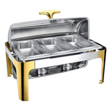 OGMOYT Catering Food Warmers, Chafing Dish Buffet Servers and Warmers, Stainless Steel with Food Warming Tray, Perfect for Keeps Buffet Food Warm, 9L, 400W ()