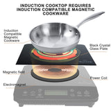 Portable Induction Cooktop, Countertop Burner Induction Hot Plate with LCD Sensor Touch 1800 Watts, Black duxtop