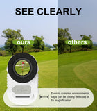 Flagfront Golf Rangefinder with Slope, 1100 Yards Laser Range Finder, 6X Magnification