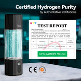 OEOP Upgrade Hydrogen Water Bottle - 6400PPB Hydrogen Water Generator, SPE/PEM Certified, 7oz Portable Hydro Water Machine, Perfect for Gym/Travel/Office & Gifts for Friends/Family