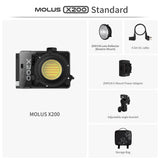 ZHIYUN MOLUS X200 Bi-Color Standard 200W Professional Portable Video Light