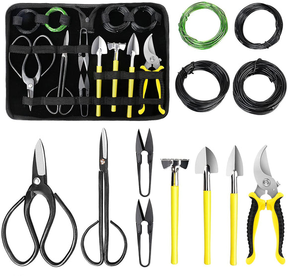 Tools Set 13 Pcs High Carbon Steel Succulent Gardening Trimming Tools Set Include Pruning Shears