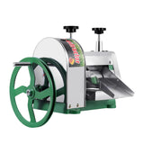 H-YEEU Manual Sugar Cane Juicer Machine, Stainless Steel Sugar Cane Juicer Press with 3 Rollers, 2 Inch Large Inlet, 110 LBS/H Output, Hand Crank Sugar Cane Squeezer for Home & Commercial Shop Use