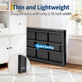 38.6 inch Folding Desk Writing Computer Desk with Storage Shelf,Spaces Saving Writing Sturdy Table