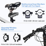Smart Turn Signal,NineLeaf Bike Tail Light Rechargeable,Wireless Turn Signals,Back Light for Bike,IP65 Waterproof,Anti-Theft Vibration,6 Light Modes,Rechargeable,for Bicycles, Electric Bicycles,10PK