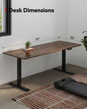 Dual Motor Electric Standing Desk 79 x 32 Inches, Height Adjustable Sit Stand Desk with Large Splice Board for Home Office