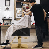 Artist hand Hair Salon Chair Black and Gold, Hydraulic Styling Chair with Heavy Duty Pump, 360 Degree Swivel Barber Chair, Beauty Salon Equipment for Hair Stylist, Max Load 330 Lbs