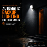 LED ENERGY PLUS Remote Outdoor Emergency Light Head – Single Head LED Lamp, Weatherproof Emergency Exit Lighting – 3.6V OR 9.6V Volts, 1.7 Watts (4 Pack)