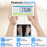 Medical Scale for Body Weight, 660lb Medical Grade Floor Scale