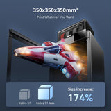 Anycubic Kobra S1 Max Combo, Large Format FDM 3D Printer, 350x350x350mm³