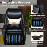 Giantex Massage Chair Full Body, Electric Recliner Chair w/Zero Gravity, SL Track, Reversible Footrest, Back Heater, Wheels, Shoulder Detection, Calf Airbag, No Installation, Free Indoor Delivery