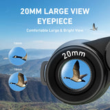 15X45 HD Binoculars for Adults High Powered with Binocular Harness Strap, Phone Adapter and Tripod, IPX7 Waterproof Binoculars for Hunting Wildlife Bird Watching Cruise Ship Travel Hiking Three Triping