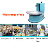 THUXEON 4-16in Cake Cream Spreading Coating Smearing Machine Automatic Cake Frosting Machine with Stainless Steel Spatula, LCD Digital Display, Electronic Buttons, 40-180RPM Adjustable Speed 110V 60W