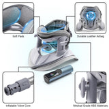 RISURRY Cervical Neck Traction Device Fast Air Pump Neck Brace, Adjustable Inflatable Neck Stretcher with 3 Power Tractions Pain Relief Neck Decompression Tension Relief