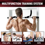 Pull Up Bar for Doorway | No-Screw Portable Chin Up Bar | Heavy Duty Steel Up to 440 lbs | Multi-Function Home Gym with Foam Grips | Easy Install Door Frame Pull-Up Bar SPORTIC