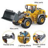 BLQCSLH Excavator Set，rc Dump Truck Command The Site Conquer The Dir，2.4Ghz Remote Control Construction Vehicle Set Children's Toys，Alloy Material Simulate True Scale (Loader)