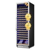 Velieta Upgraded 190 Bottles Wine Cooler Refrigerator,24 Inch Wide Wine Fridge with Professional Temperature Control System