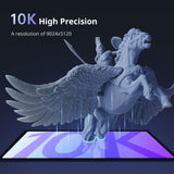 ANYCUBIC 10K Resin 3D Printer, PhotonUpgraded LighTurbo Matrix and Printing Platform Mono 4 LCD 3D Printer with 7-inch Mono Screen, Upgraded LighTurbo Matrix and Printing Platform, Printing Size of 6.04''x3.42''x6.49''