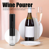 Electric Bottle Opener Automatic Wine Corkscrew Powerful Fast Battery Powered Guide Wheels For Home Kitchen ABS Stainless Steel