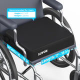 Cooling Gel Wheelchair Seat Cushion for Sciatica, Back, Pressure Sore and Ulcer Pain Relief