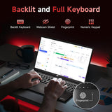 NIMO 17.3" FHD Gaming Laptop, AMD Ryzen 5 6600H (Beat i7-1165G7, 6-Core up to 4.5GHz) 16GB DDR5 RAM 512GB SSD, Radeon 660M Graphics 100W PD Backlit Keyboard Fingerprint Computer for Student & Business