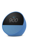 Amazon Echo Spot (newest model), Great for nightstands, offices and kitchens, Smart alarm clock, Designed for Alexa+, Ocean Blue