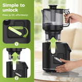 TUUMIIST 3-in-1 Cold Press Juicer Machine, Smart Touch Masticating Juicers for Whole Fruit & Vegetable, 6.5" Wide Chute Slow Juicer for Nut Milk & Sorbet, High Yield, 100oz Large Capacity, Easy Clean