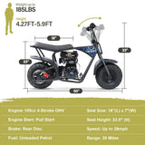 BRM100 Mini Dirt Pit Bike 105cc 4-Stroke Off Road for Teens Adults 220 LBS