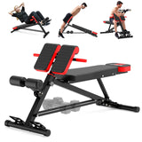 K KiNGKANG Adjustable Weight Bench,Roman Chair Load 500 LBS Workout Bench for Home Gym Workout Fitness Equipment Adjusts to Decline or Flat Bench