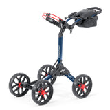 Bag Boy Quad Pro Push Cart, Navy/Red Bag Boy