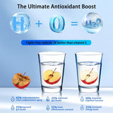 Juxujoin Upgrade 3-in-1 Hydrogen Water Bottle with Display - Industry TOP - 24-Hour Hydrogen Lock | 0 Chlorine & 0 Ozone | 100% Leak-Proof Seal, Hydrogen Water Bottle Generator with Hydrogen Straw