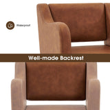 BarberPub Classic Salon Chair for Hair Stylist,Hydraulic Barber Styling Chair,Beauty Salon Spa Equipment 3802 (Brown)
