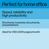 Wireless Printer, Print, Fast speeds, Easy setup HP