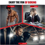 Speed Bag Boxing Punching Bag, Wall Mount Height Adjustable & Fold Speed Bags for Boxing, Wall Bracket Boxing Reflex Ball, Boxing Bag as Adults Teens and Kids, Fits Home Gym Workout BaiYuan