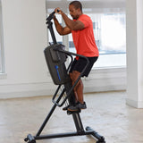 Stamina Products Cardio Climber Home Workout Fitness Exercise Machine with Smart Coaching, LCD Monitor, And Wheels for Easy Storage