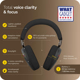 Jabra Evolve3 85 Over‑Ear Wireless Bluetooth Headphones with Mic, Black