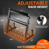 Yes4All Multi-Functional Weight Storage Racks, Dumbbell Rack for Home Gym Storage of Dumbbell/Kettlebell/Weight Plate & Barbell - 1000LBS Capacity Yes4All