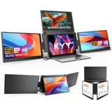 KYY Laptop Screen Extender Driver Need, 15.6'' Quad Portable Monitor Laptop