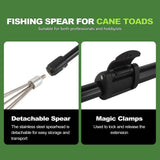 Smarkey Fishing Harpoon Spear Gig Gaff Fork Hook for Frog Cane Toad Bullfrogs Bufo Flounder Fish Mole Remove Trap Catching