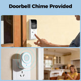 [Doorbell + 4-CAM] XMARTO 6MP Tri-Lens Wireless Security Camera & Smart Doorbell Set, 4Pcs 3-View 360°PTZ AI Tracking Cam & 16CH 4K WiFi6 NVR (500GB HDD) & 2.4G/5G Dual Band Doorbell, No Monthly Fee